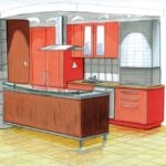 Kitchen Concept Design Sketch